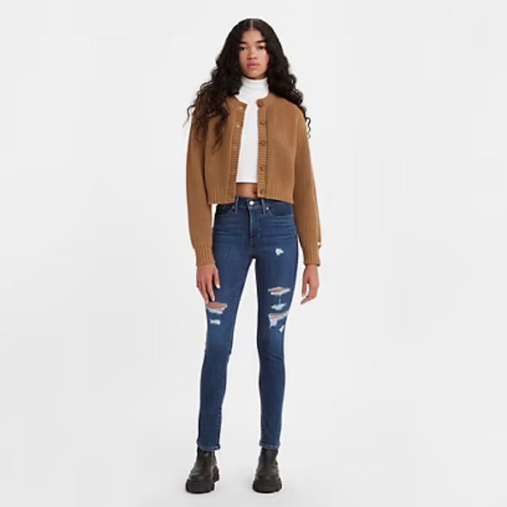 311 SHAPING SKINNY WOMEN'S JEANS- Breakdown - Medium Wash